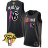 Men's Miami Heat 2023 Finals Patch Collection Jersey V2 - All Stitched