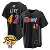 Men's Miami Heat 2023 Finals Patch Baseball Jersey V2 - All Stitched