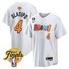 Men's Miami Heat 2023 Finals Patch Baseball Jersey V2 - All Stitched
