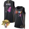 Men's Miami Heat 2023 Finals Patch Collection Jersey V2 - All Stitched