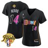 Women's Miami Heat 2023 Finals Patch Baseball Jersey V2 - All Stitched