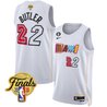 Men's Miami Heat 2023 Finals Patch Collection Jersey V2 - All Stitched