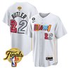 Men's Miami Heat 2023 Finals Patch Baseball Jersey V2 - All Stitched