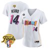 Women's Miami Heat 2023 Finals Patch Baseball Jersey V2 - All Stitched