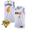 Men's Miami Heat 2023 Finals Patch Collection Jersey V2 - All Stitched