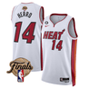 Men's Miami Heat 2023 Finals Patch Collection Jersey V3 - All Stitched