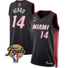 Men's Miami Heat 2023 Finals Patch Collection Jersey V3 - All Stitched