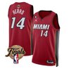 Men's Miami Heat 2023 Finals Patch Collection Jersey V3 - All Stitched