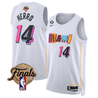 Men's Miami Heat 2023 Finals Patch Collection Jersey V3 - All Stitched