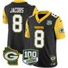 Men's Packers 100th Season & Home Patch Cheese Vapor Limited Jersey – All Stitched