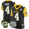 Men's Packers 100th Season & Home Patch Cheese Vapor Limited Jersey – All Stitched