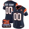 Denver Broncos 3-Time Champions Patch Vapor Limited Custom Jersey - All Stitched