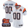 Denver Broncos 3-Time Champions Patch Vapor Limited Custom Jersey - All Stitched