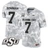 Oklahoma State Cowboys 2024 Salute to Service Vapor Limited Jersey - Arctic Camo - All Stitched