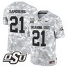 Oklahoma State Cowboys 2024 Salute to Service Vapor Limited Jersey - Arctic Camo - All Stitched