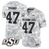 Oklahoma State Cowboys 2024 Salute to Service Vapor Limited Jersey - Arctic Camo - All Stitched