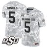 Oklahoma State Cowboys 2024 Salute to Service Vapor Limited Jersey - Arctic Camo - All Stitched