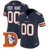 Denver Broncos Throwback Vapor Limited Custom Jersey V2 - All Stitched
