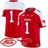 Men's SMU Mustangs 2024 Vapor Limited Jersey - All Stitched