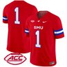 Men's SMU Mustangs 2024 Vapor Limited Jersey - All Stitched