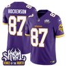 Men's Minnesota Vikings King Of The North Patch Throwback Vapor Limited Jersey - All Stitched