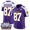 Men's Minnesota Vikings King Of The North Patch Throwback Vapor Limited Jersey - All Stitched