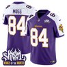 Men's Minnesota Vikings King Of The North Patch Throwback Vapor Limited Jersey - All Stitched