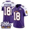 Men's Minnesota Vikings King Of The North Patch Throwback Vapor Limited Jersey - All Stitched