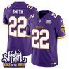 Men's Minnesota Vikings King Of The North Patch Throwback Vapor Limited Jersey - All Stitched