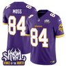 Men's Minnesota Vikings King Of The North Patch Throwback Vapor Limited Jersey - All Stitched