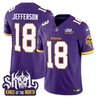 Men's Minnesota Vikings King Of The North Patch Throwback Vapor Limited Jersey - All Stitched