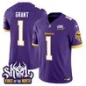 Men's Minnesota Vikings King Of The North Patch Throwback Vapor Limited Jersey - All Stitched