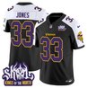Men's Minnesota Vikings King Of The North Patch Throwback Vapor Limited Jersey - All Stitched