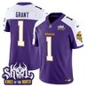 Men's Minnesota Vikings King Of The North Patch Throwback Vapor Limited Jersey - All Stitched