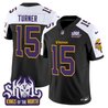 Men's Minnesota Vikings King Of The North Patch Throwback Vapor Limited Jersey - All Stitched