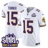 Men's Minnesota Vikings King Of The North Patch Throwback Vapor Limited Jersey - All Stitched