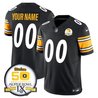 Steelers 50th Anniversary of Super Bowl IX Patch Vapor Limited Custom Jersey - All Stitched