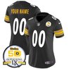 Steelers 50th Anniversary Of Super Bowl IX Patch Vapor Limited Custom Jersey - All Stitched