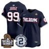 Men's Yankees The Bronx 2024 World Series Vapor Premier Limited Jersey V2 - All Stitched