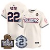 Men's Yankees The Bronx 2024 World Series Vapor Premier Limited Jersey V2 - All Stitched