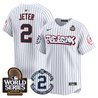 Men's Yankees The Bronx 2024 World Series Vapor Premier Limited Jersey V2 - All Stitched