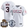 Men's Yankees The Bronx 2024 World Series Vapor Premier Limited Jersey V2 - All Stitched