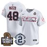 Men's Yankees The Bronx 2024 World Series Vapor Premier Limited Jersey V2 - All Stitched