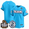 Men's Yankees The Bronx 2024 World Series Vapor Premier Limited Jersey V2 - All Stitched