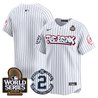 Men's Yankees The Bronx 2024 World Series Vapor Premier Limited Jersey V2 - All Stitched