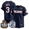 Men's Yankees The Bronx 2024 World Series Vapor Premier Limited Jersey V2 - All Stitched