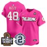 Men's Yankees The Bronx 2024 World Series Vapor Premier Limited Jersey V2 - All Stitched