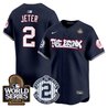 Men's Yankees The Bronx 2024 World Series Vapor Premier Limited Jersey V2 - All Stitched