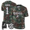 Alabama Crimson Tide 2024 Military Vapor Limited Jersey - All Stitched