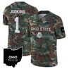 Ohio State Buckeyes 2024 Military Vapor Limited Jersey - All Stitched
